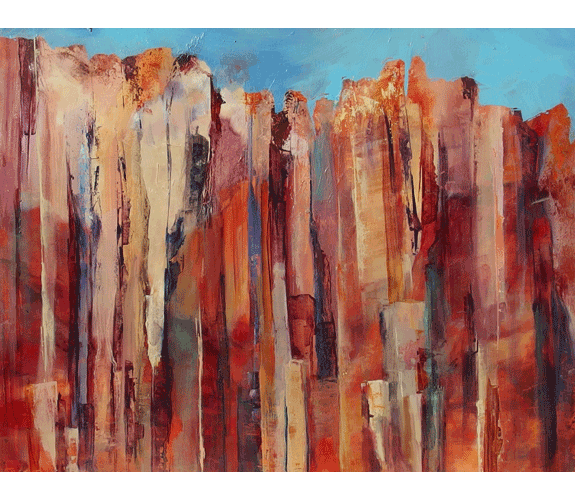 Mary McCann- "Columnar Basalt"